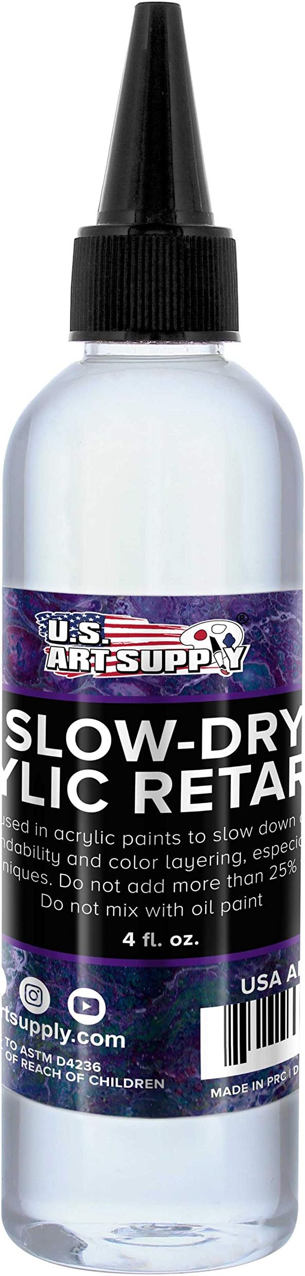 U.S. Art Supply Acrylic Retarder Liquid by USArtSupply