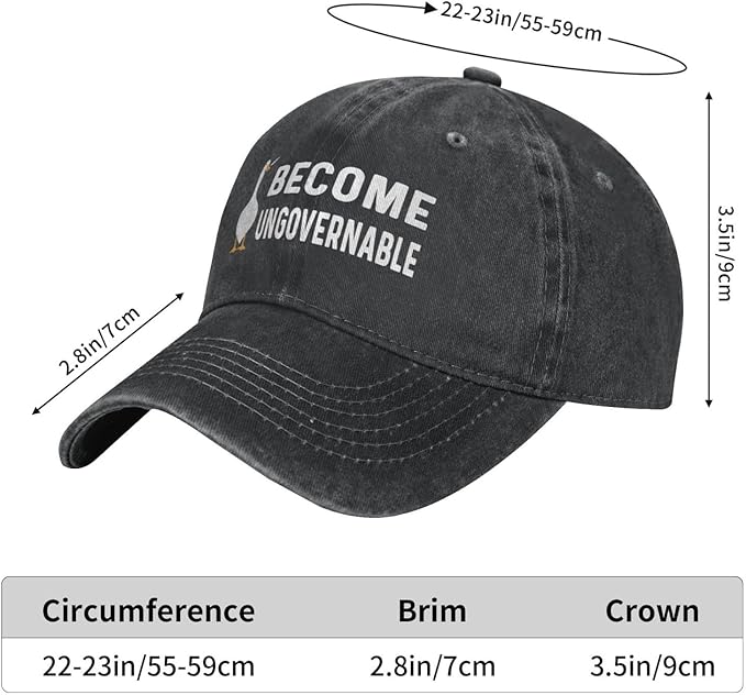 Funny Goose Hat Silly Goose On The Loose Hat Men Baseball Hats Funny Cap
