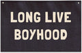 Long Live Boyhood Banner, Boys Room Decor, Canvas Banner Wall Hanging Flag Decor by JIUWEIHU