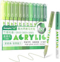 kander Direct Liquid Highlighter Acrylic Marker, 12 Colors Gel Pens by Unknown