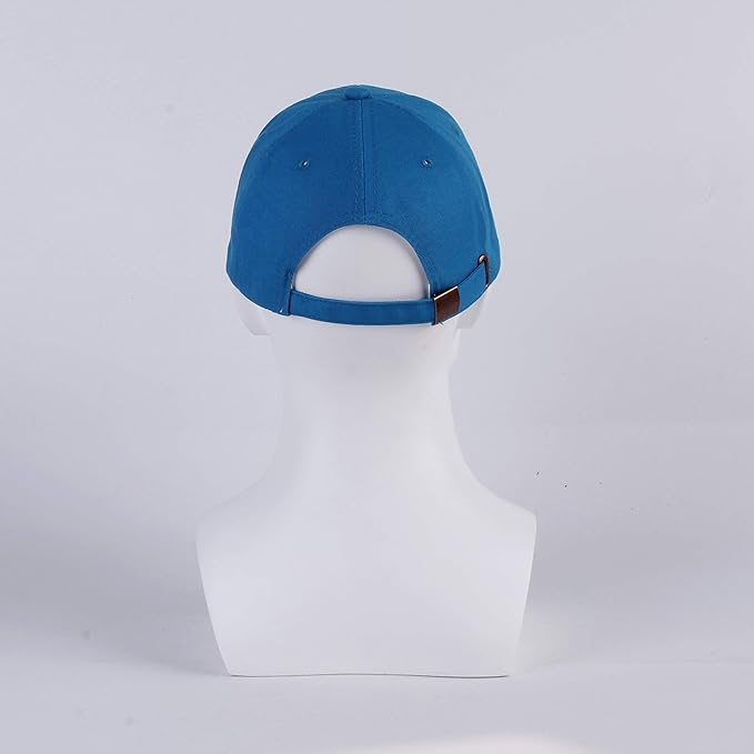 LANGZHEN Unisex Baseball Cap 100% Cotton Fits Men Women Washed Denim Adjustable Dad Hat