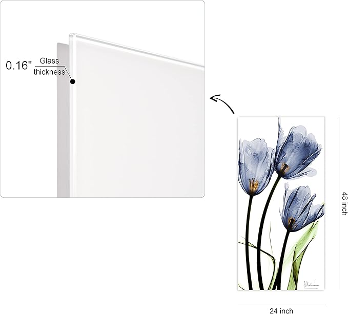 Empire Art Direct Frameless Free Floating Tempered Glass Panel Graphic Wall Art - Image 10