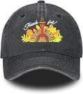 Embroidered Baseball Cap for Women Men Vintage Adjustable Washed Distressed Denim Baseball Hat