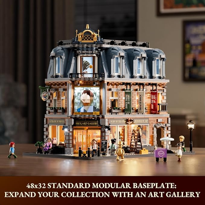 Brick Art Gallery Lighting Building Bricks Set - Image 6