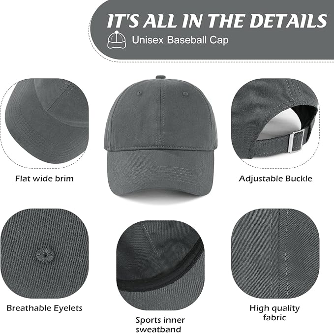 Baseball Cap for Women Men Golf Tennis Baseball Hat Youth Running hat Ponytail Cute Summer Ball Cap