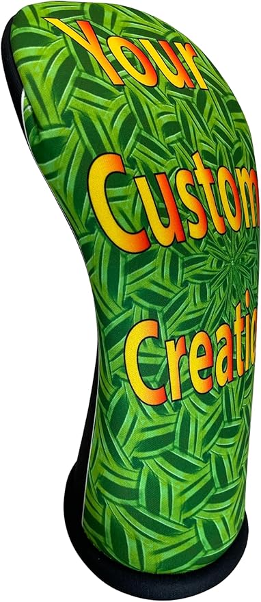 Custom Driver Golf Club Head Cover - Personalized Design with Full-Color Printing - Durable, Stylish, and Protective Accessory for Golf Enthusiasts