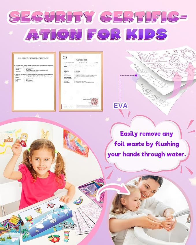 Baobrava Foil Art Fun Kit for Kids - Image 7