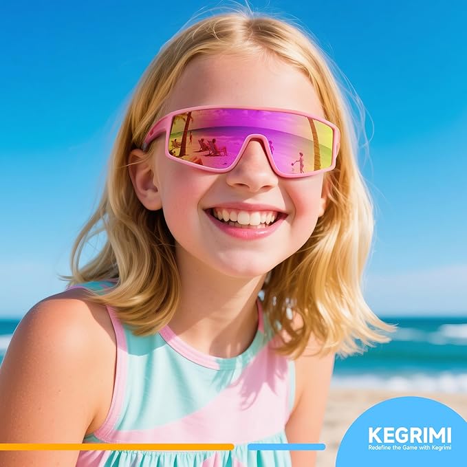 3 Pack Kids Sunglasses Youth Baseball Polarized Sun Glasses Sports Cycling Running for Boys Girls UV Protection