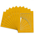 Pack of TEN 11x14 Mats Bevel Cut by Poster+Palooza