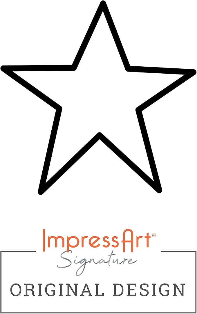 ImpressArt - Star Design Metal Stamp, Jewelry Making - Image 2