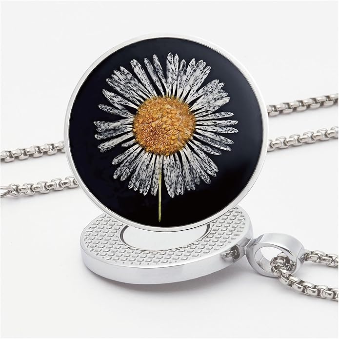Golf Ball Marker necklace with ball marker, handmade pressed flower golf marker,Gifts Accessories Women Golfers