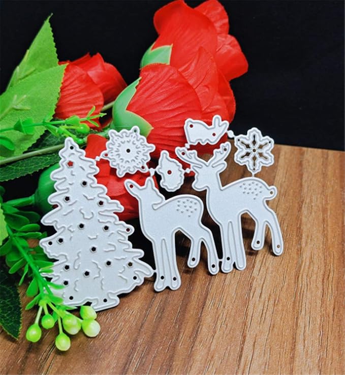 Metal Cutting Dies DIY Merry Christams Embossing Stencil Template Scrapbooking - Image 3