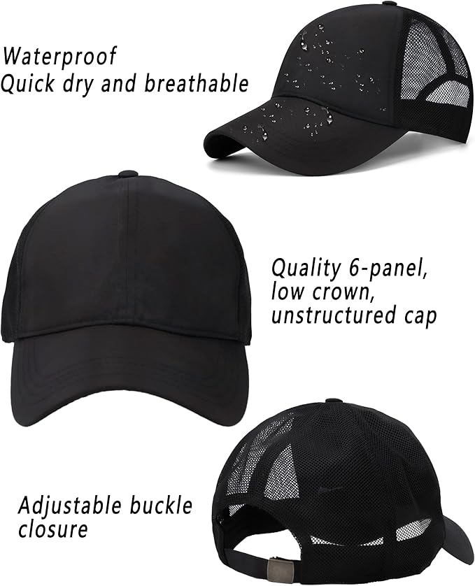 Oversize XXL Baseball Cap for Big Heads 23.6"-25.6", Extra Large Cotton Baseball Hat, Plus Size Unstructured Dad Hats