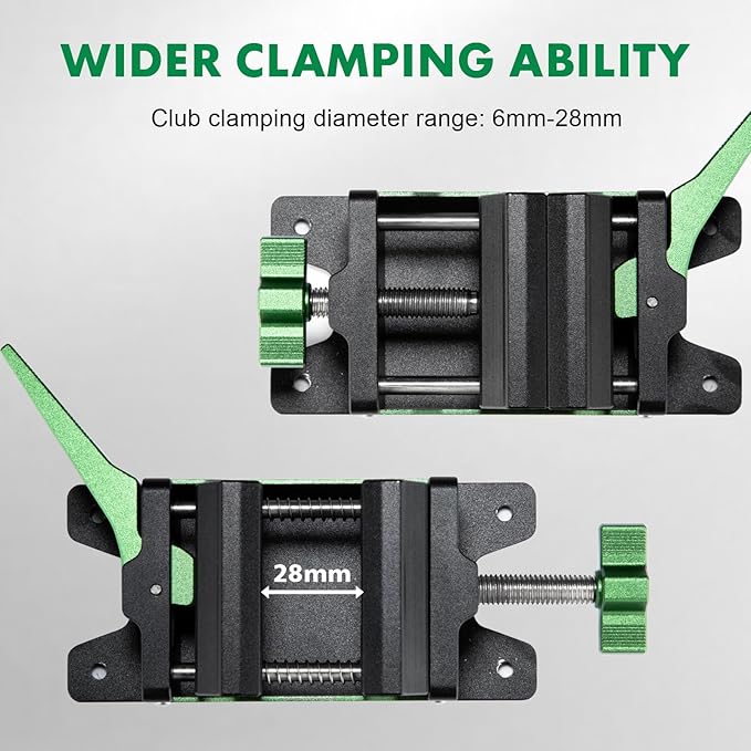 Golf Grip Kit Pro Vise Quick Release for Regripping Club Vice Clamp Golf Shaft Home Regrip Clamp Golf Repair Kit Removal Tool Aluminum Made