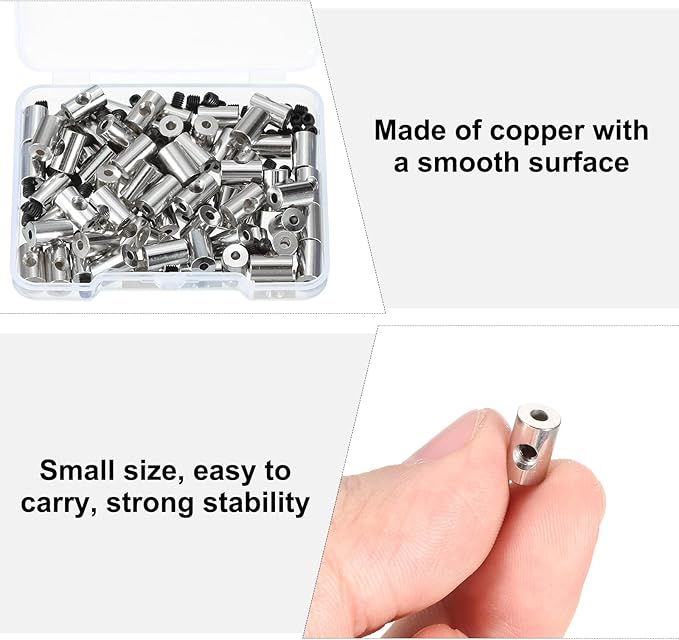 MECCANIXITY 70 Pcs Metal Locking Pin Backs, Locking Pin Keepers Clasp 9mm - Image 5