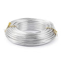 Fashewelry 114 Feet 10 Gauge Aluminum Wire Silver Bendable Metal Craft Wire by FASHEWELRY