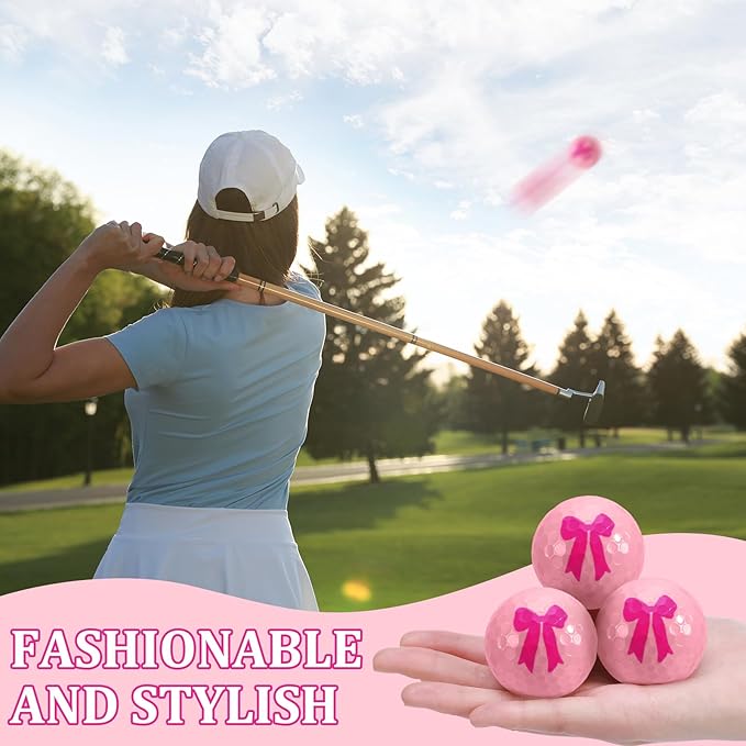 Jenaai 12 Pack Funny Golf Balls Easter Bunny Egg Colored Golf Balls Gifts, Novelty Coquette Weeding Sport Golfing Accessories for Men Women, Best Man, Bridesmaid