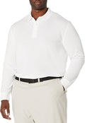 Callaway Men’s Long Sleeve Core Performance Polo, Opti-Dri Technology, Sun Protection, Golf Polo Shirts for Men