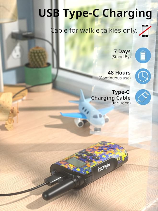Walkie Talkies for Kids Rechargeable, Toys for Boys and Girls Ages 3-12 - Image 4