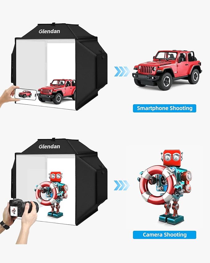 Glendan Upgrade Professional Portable Photo Studio Light Box - Image 8