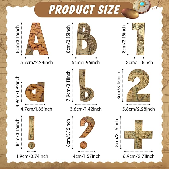 221 Pcs Bulletin Board Letters Round Alphabet Number Punctuation Symbol Combo - Image 3