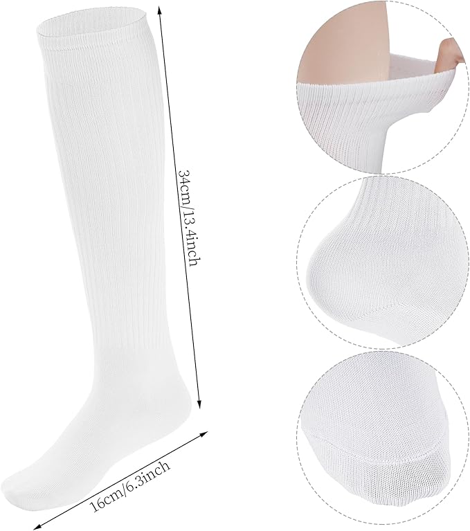 Dxhycc Youth Baseball Socks and Belt Combo Set Softball Baseball Socks and Elastic Waist Belt for Youth Boys Girls