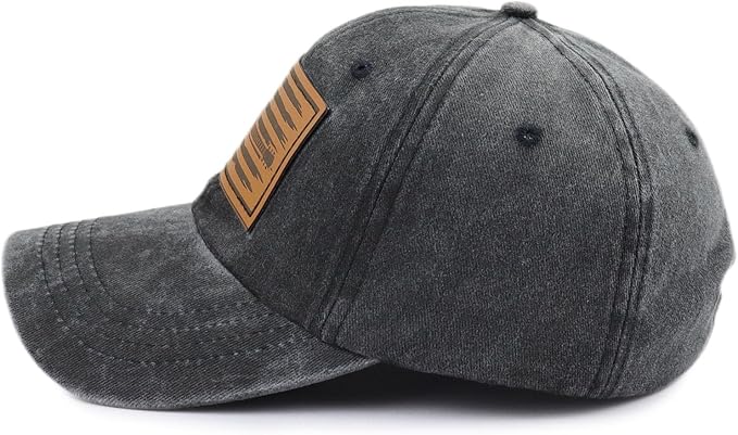 Guitar American Flag Hat for Men Women, Funny Adjustable Cotton Baseball Cap