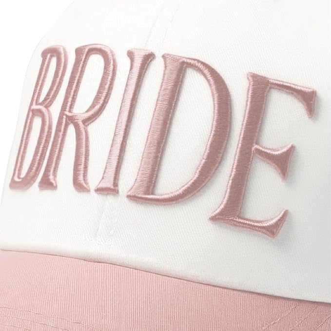 LADY&HOME Bride Baseball Hat,Bach Party Decorations,Bridal Shower Accessory,Bride to Be Gift,Bridesmaid Favor