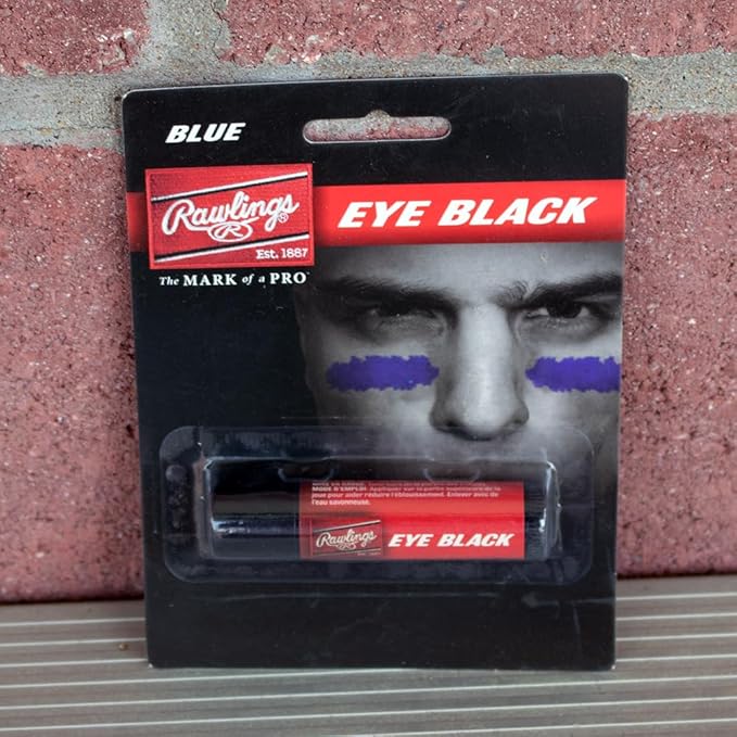 Rawlings | Eye Black Stick | Retractable Tube/Glare Reduction | Adult & Youth Baseball/Softball | Blue