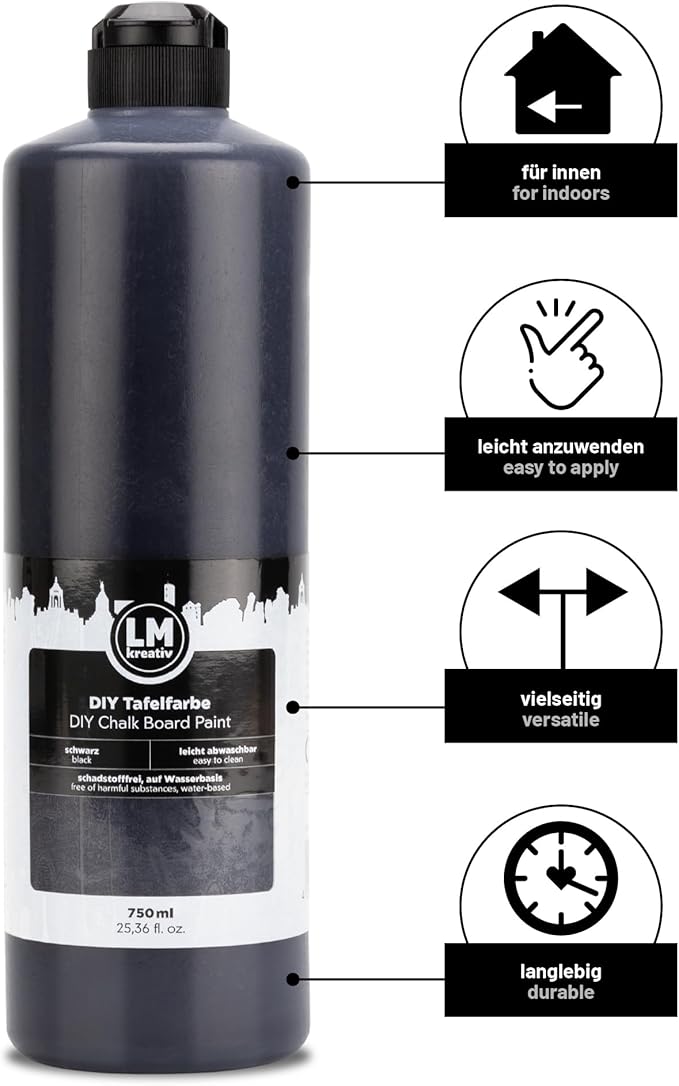 Chalkboard Paint 25.36 fl oz - Image 2