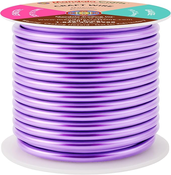 Mandala Crafts 10 Gauge Anodized Aluminum Craft Wire by MandalaCrafts