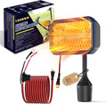Electric Golf Cart Heater with Mid-Cable Quick-Disconnect, 400W Safe & Fast Silent Carbon Fiber Heating, Heater with 360° Rotatable Head, Compatible with Club Car/Yamaha/EZGO, Golf Cart Accessories
