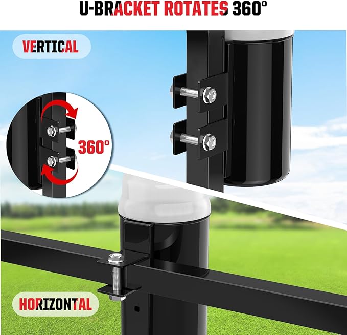 No Drilling Golf Cart Sand Bottle with Holder Bracket, Sand Bottle for Golf Cart YAMAHA Club Car EZGO with 1" Square Tube, Golf Cart Sand Divot Seed Bottle Holder Bucket 35 oz Large Capacity