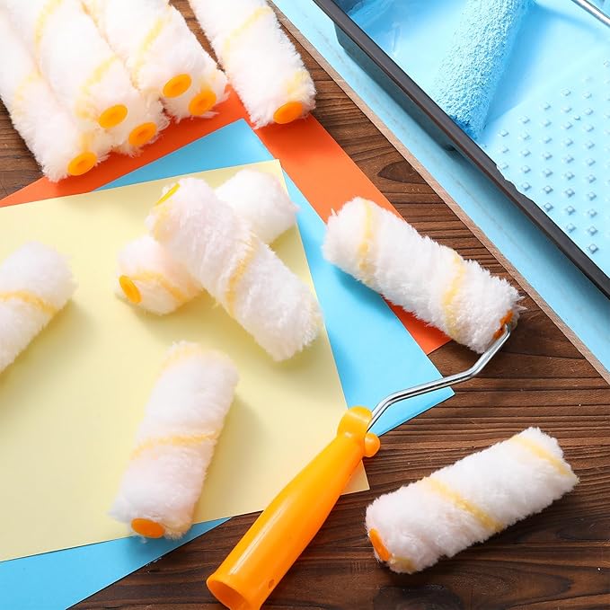 Leumoi 160 Pcs 4 Inch Paint Roller Covers - Image 7