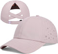 ZTL Women's High Ponytail Baseball Cap Performance Running Hat Quick Dry Mesh Sports Cap Unstructured Dad Trucker Hats