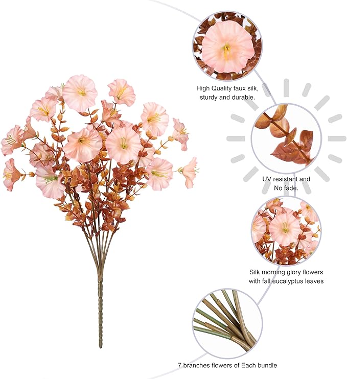 Fake Mums Fall Artificial Flowers Plants - Image 7