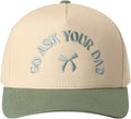 MIRMARU Two-Tone Vintage Canvas Trucker Hats for Men & Women, Adjustable Size Baseball Caps with Trendy Embroidered Design