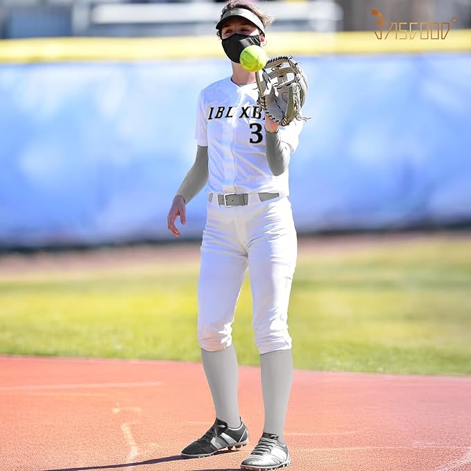 Baseball Socks and Belt for Youth Adult Softball Socks Combo Elastic Waist Belt for Men Kids Boys Girls Women JASGOOD