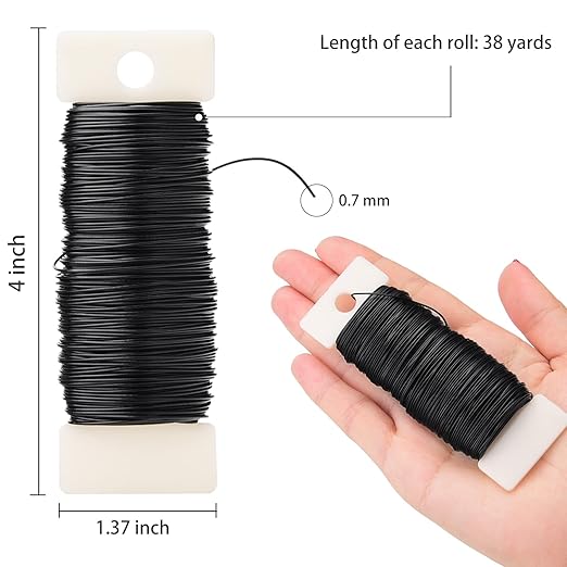 Hapeper 22 Gauge Floral Flexible Paddle Wire - Image 2