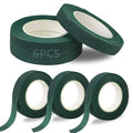 6 Roll Floral Tape 1/2inch Flower Tape Dark Green, Floral Tapes by DSUWAZU