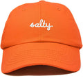 DALIX Salty Embroidered Cotton Beach Baseball Cap Adjustable Dad Hat Womens