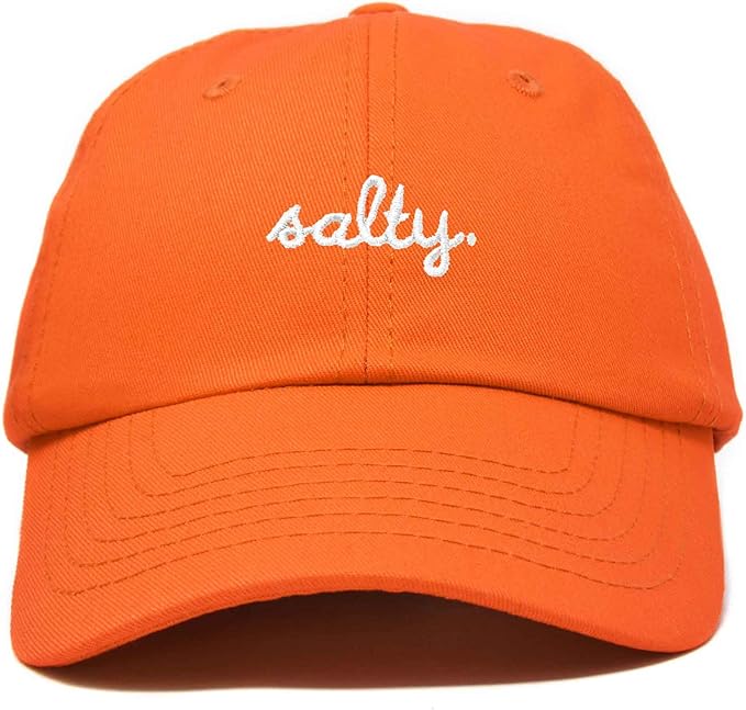 DALIX Salty Embroidered Cotton Beach Baseball Cap Adjustable Dad Hat Womens