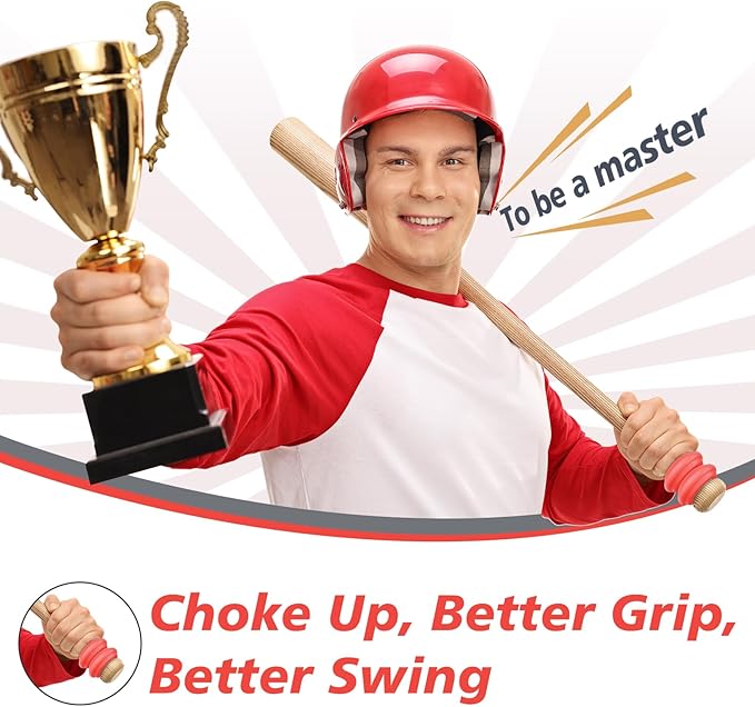 [5 Packs] Baseball Bat Grip Choke Up Rings Bat Ring Bat Choke Up Knob Baseball Softball Teeball Tball Bat Choke Up Ring Bat Knob Baseball Bat Accessories