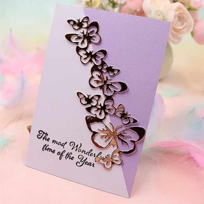 Mvchifay Cutting Dies for Card Making Metal Die-Cuts Scrapbooking Tool Hollow - Image 4