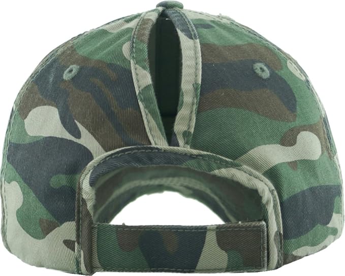Classic Plain Ponytail Messy High Bun Headwear Adjustable Cotton Trucker Mesh Glitter Hat Baseball Cap