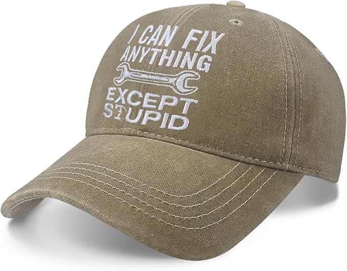 Men's Embroidered Adjustable Baseball Cap, Girl Dad Hat, Funny Trucker Hat, Mens Birthday Gift Ideas