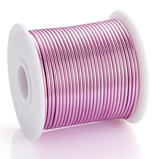 12 Gauge Pink Aluminum Craft Wire - Image 2