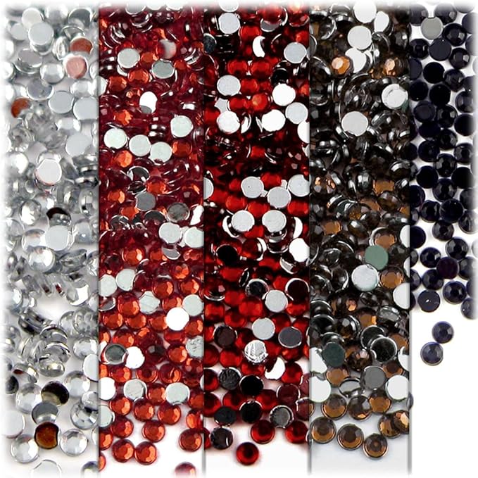 The Crafts Outlet 5-PK Set, Round 3mm Rhinestones by The+Crafts+Outlet