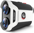 Magnetic Golf Rangefinder with Slope, 1200/1500Yd Range Finder Golf, Switch for Tournament, 7X Magnification Flag Lock, Rechargeable Distance Measurment Device Accessory for Men