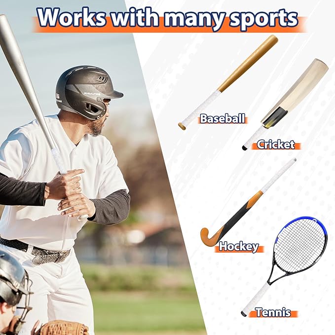 Baseball Bat Grip Tapes 1.5mm Precut and Full Adhesive Softball Grip Tape,Non-Slip Baseball Bat Wrap Tape Religious Cricket Batting Tape Replacement